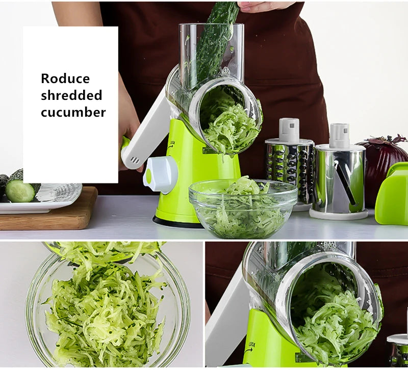 Elegance™ 3in1 Multifunctional Roller Vegetable Cutter
