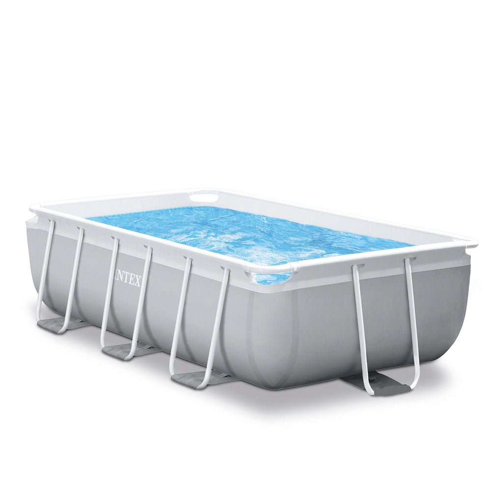 INTEX Above Ground Rectangular Pool With W-Filter Pump 9.8ft x 5.7ft x 31in