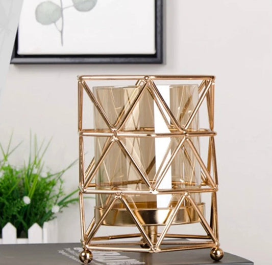 Geometric Candle Stand