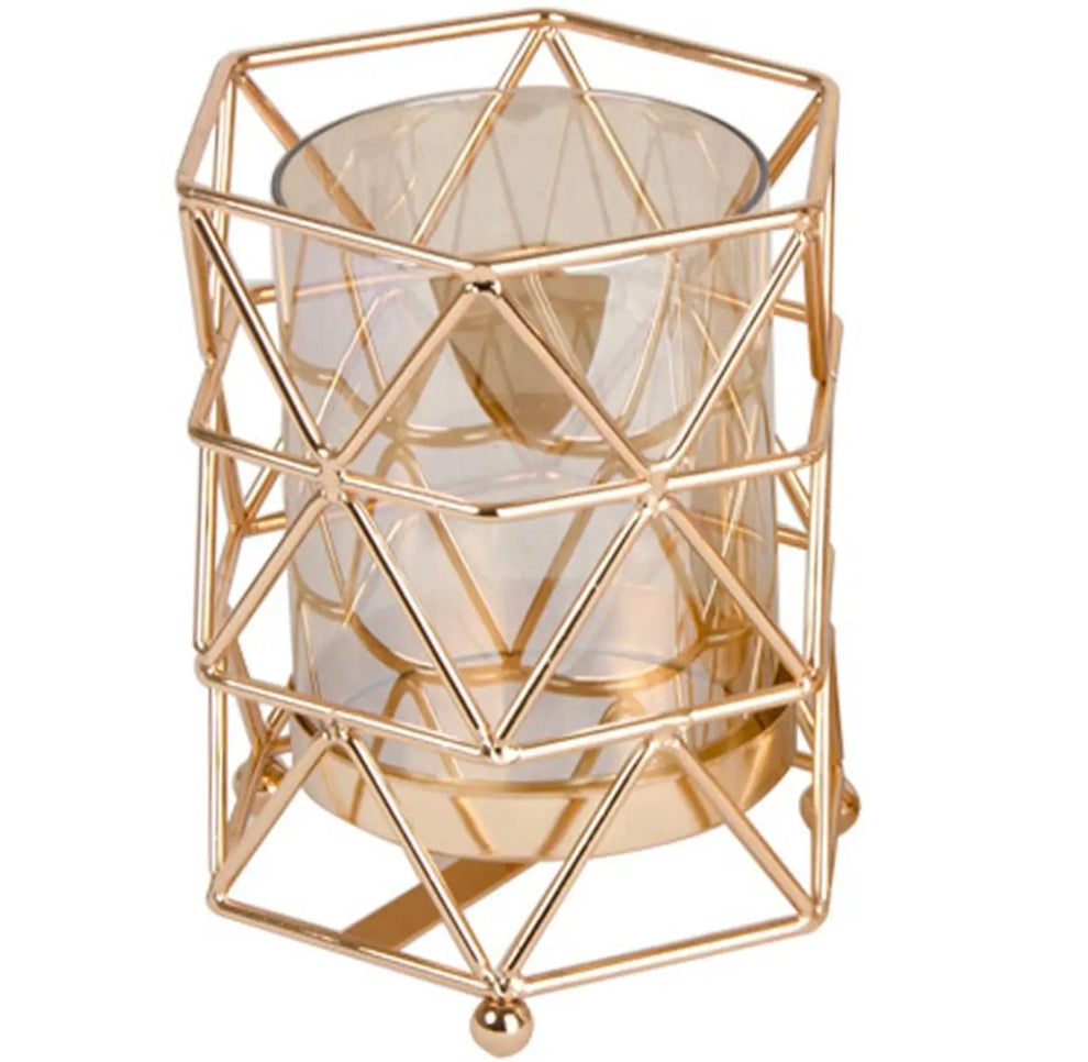 Geometric Candle Stand