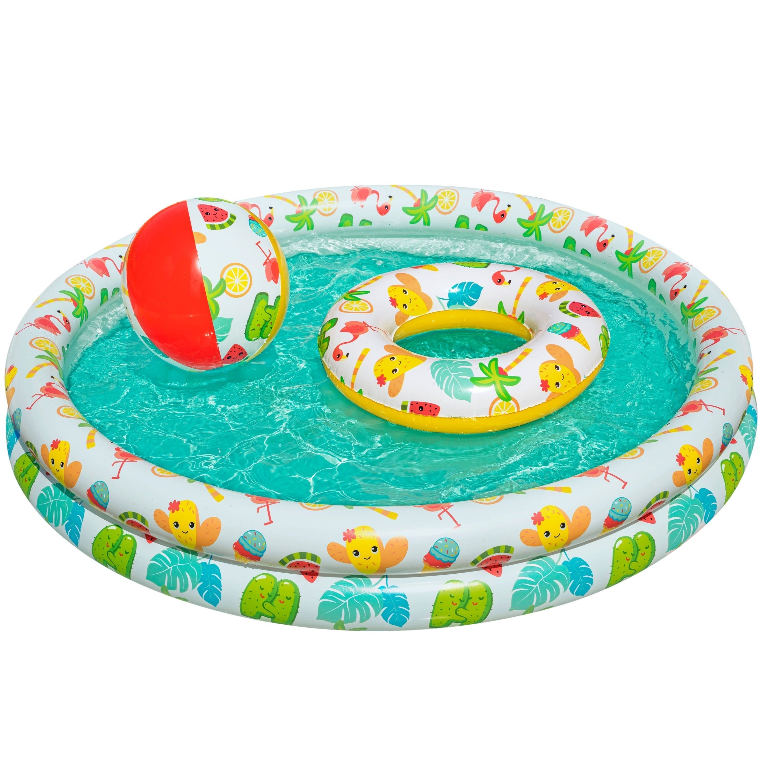 BESTWAY Swimming Pool With Swim Ring And Ball 48in x 8in