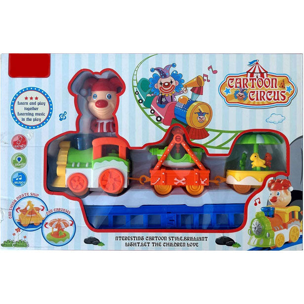 Cartoon Circus Train