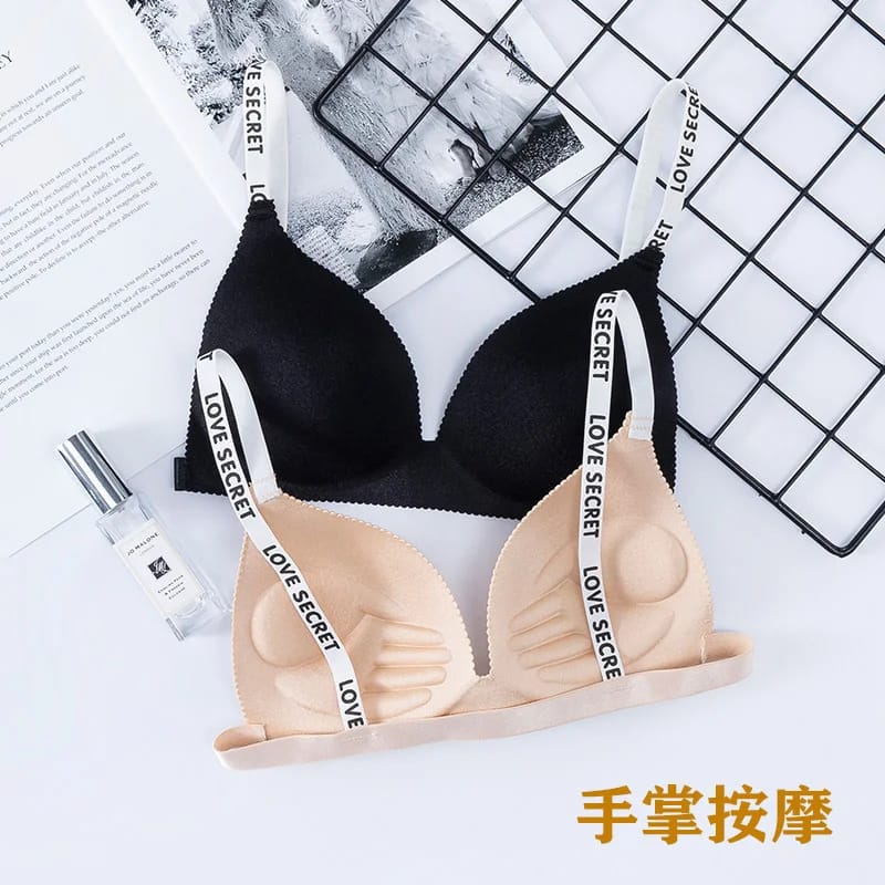 3D seamless women sports open back U-shaped bra 3D2005