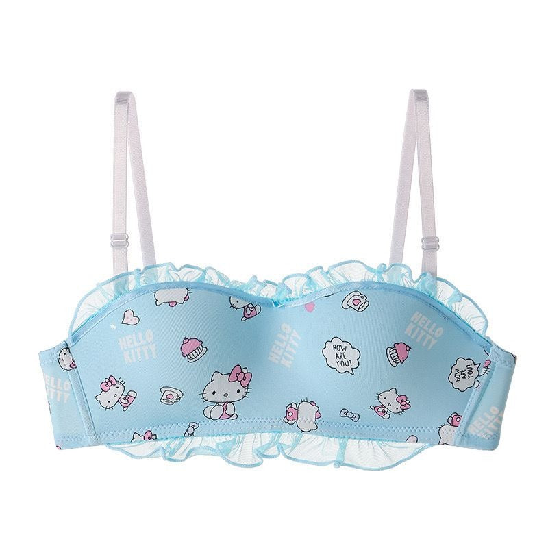 Elegance Home Japanese Style New Hello Kitty Print Padded Bra for girls