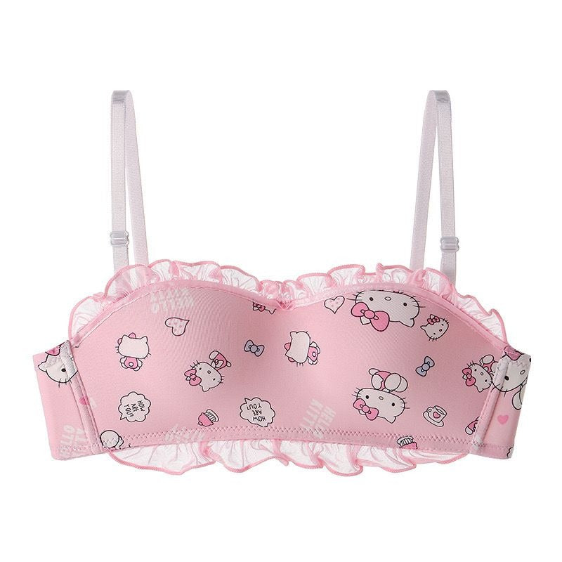 Elegance Home Japanese Style New Hello Kitty Print Padded Bra for girls