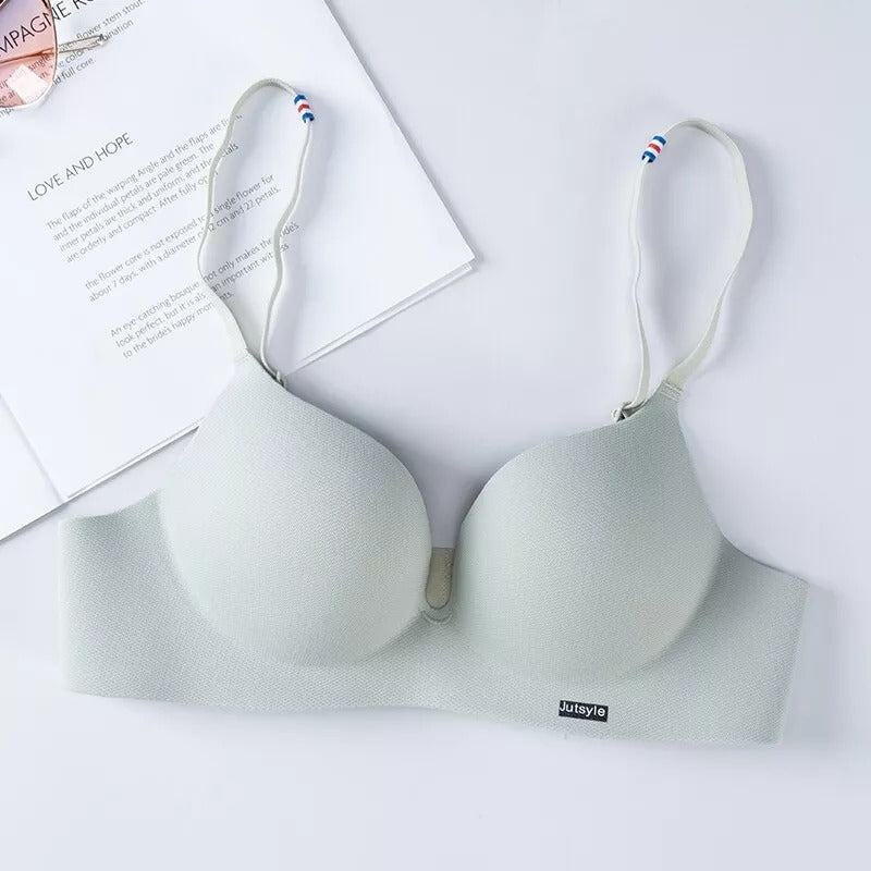 Push Up Comfortable Seamless Padded T-Shirt Bra 3D77