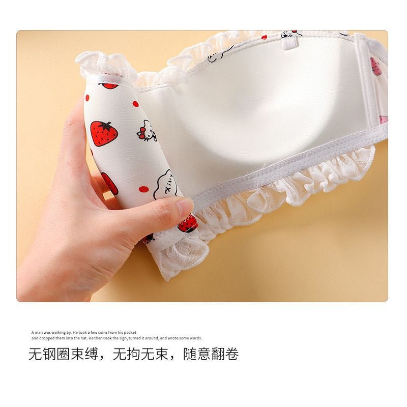 Elegance Home Japanese Style New Hello Kitty Print Padded Bra for girls