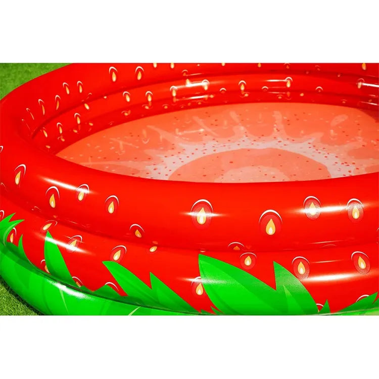 BESTWAY Sweet Strawberry Easy Setup Pool for kids 66in x 15in