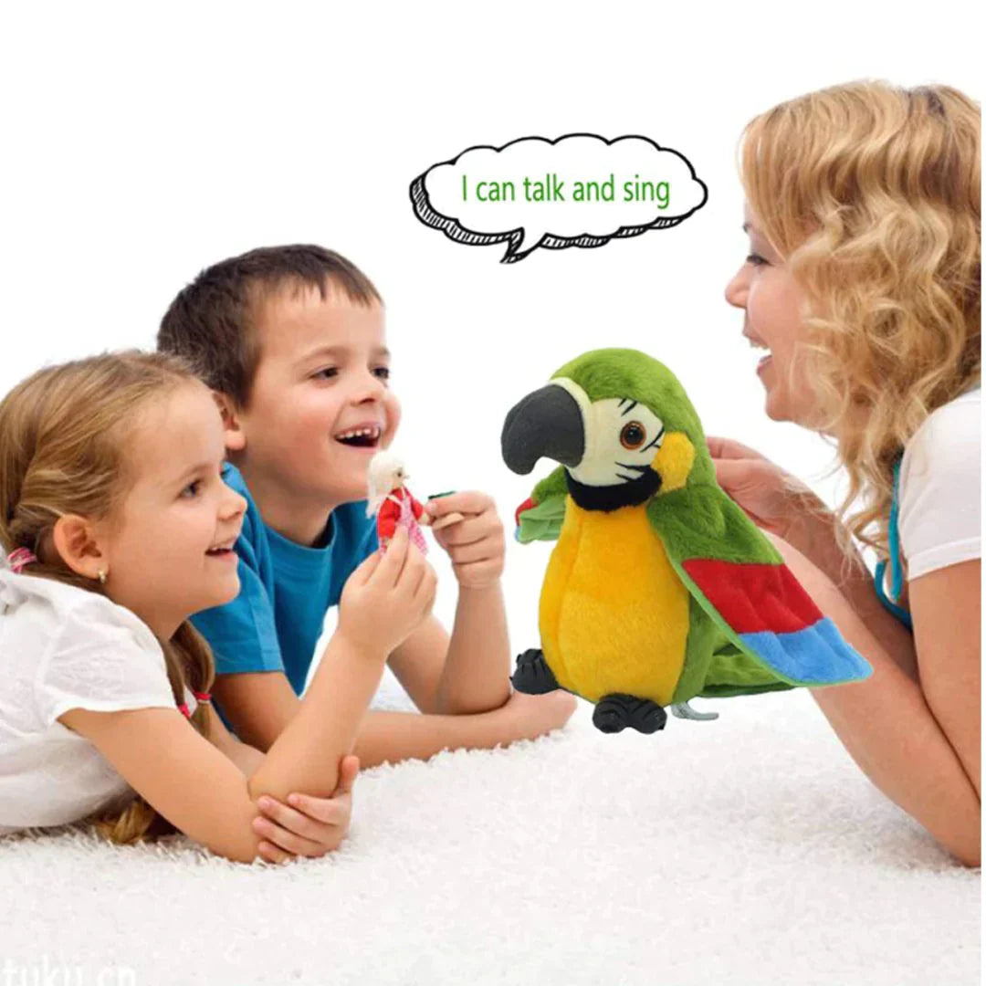 KIDS ELECTRIC MIMICKING MUSICAL PARROT TOY