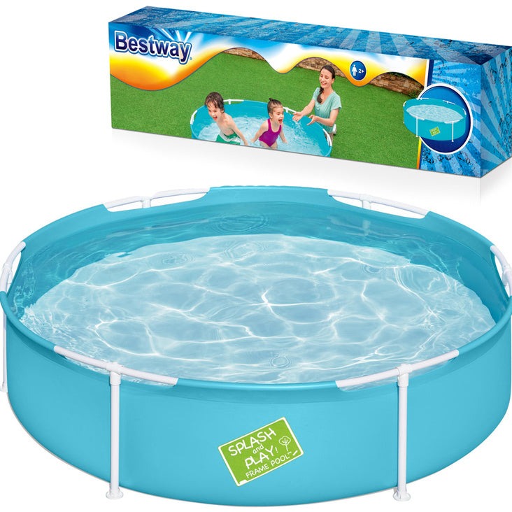 BESTWAY Round Rib Pool with Frame 5ft x 15in