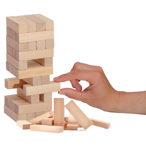 Wooden Jenga Game 54 Pcs