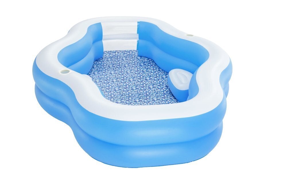 BESTWAY Splash View Family Pool with Pool Seat 8ft 10in x 6ft 6in x 20in